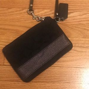 Black Coach Wristlet